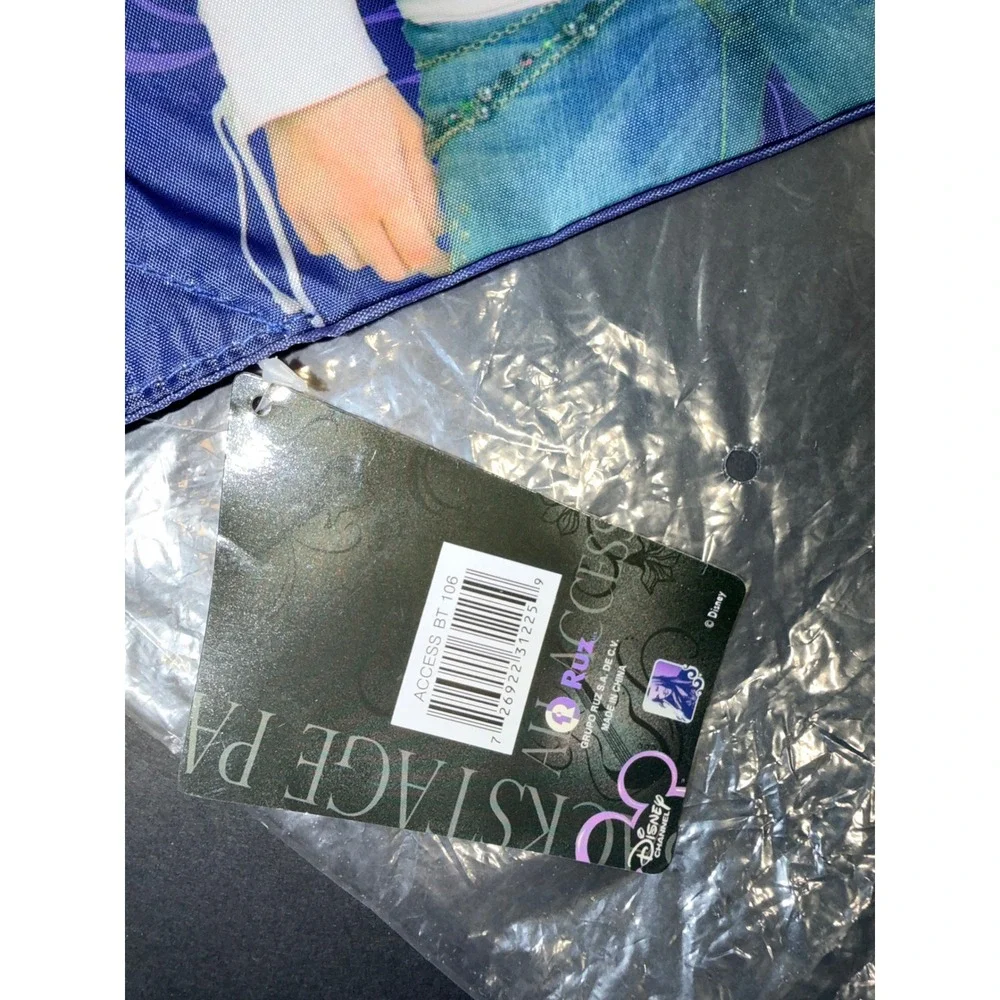 Disney Hannah Montana Purple Drawstring Cinch Backpack Miley Cyrus NWT BT106